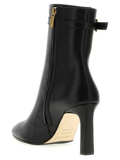 Shop Sergio Rossi 'nora' Ankle Boots In Black
