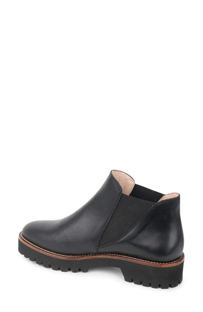 Patricia Green Randall Lug Sole Chelsea Boot In Black
