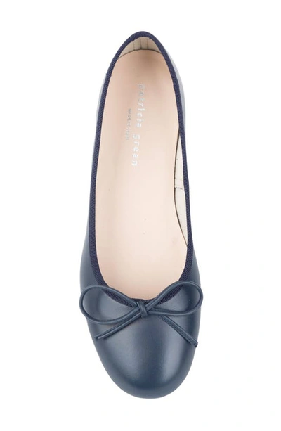 Patricia Green Bow Ballet Flat In Navy
