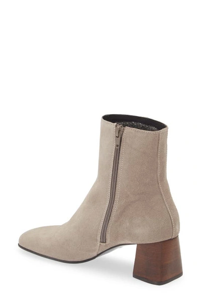 Shop Chocolat Blu Zoan Bootie In Taupe Suede