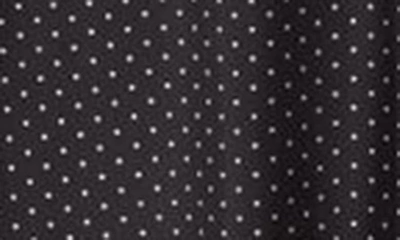 Nordstrom Kids' Polka Dot Tulle Overlay Dress In Black- White Dot