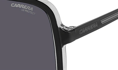 Shop Carrera Eyewear 99mm Oversize Shield Sunglasses In Black Grey/ Grey
