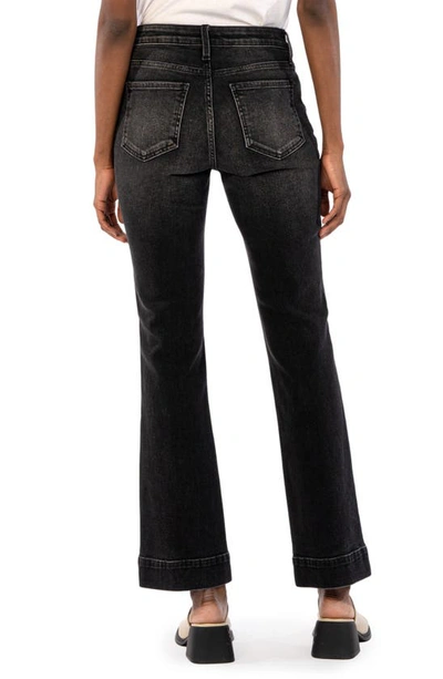 Shop Kut From The Kloth Kelsey Fab Ab High Waist Flare Jeans In Vivifying