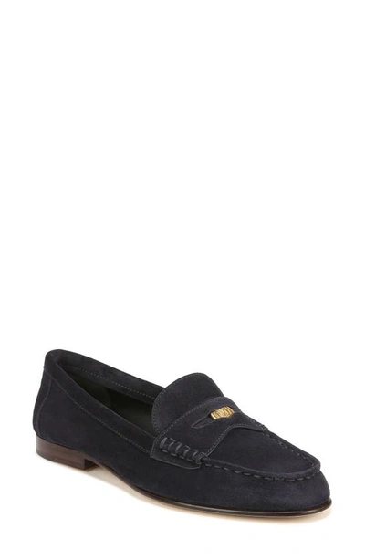 Shop Veronica Beard Penny Loafer In Eclipse