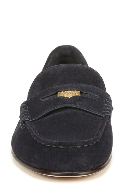 Veronica Beard Penny Loafer In Eclipse
