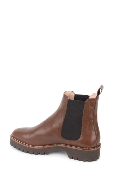 Patricia Green Lug Sole Chelsea Boot In Chocolate