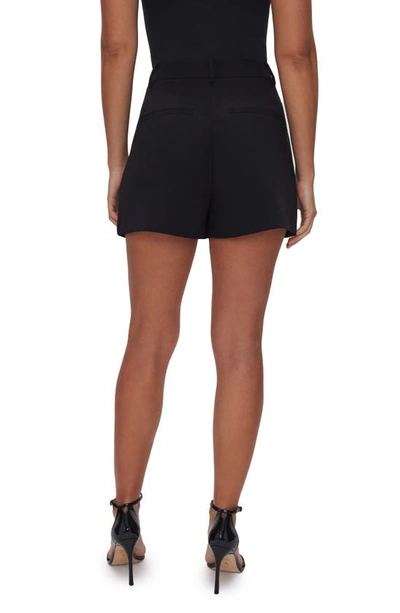 Shop Good American High Waist Trouser Shorts In Black001