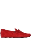 TOD'S GOMMINO 122 SUEDE DRIVING SHOES, RED