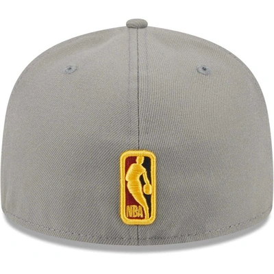 Shop New Era Gray Houston Rockets Color Pack 59fifty Fitted Hat