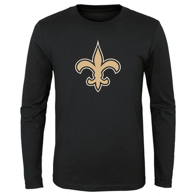 New Orleans Saints Nike Primary Logo Long Sleeve T-Shirt - Black