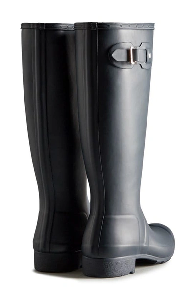 Shop Hunter Original Tour Tall Packable Waterproof Rain Boot In Navy