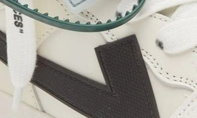 Shop Off-white Mid Top Sponge Sneaker In White Black
