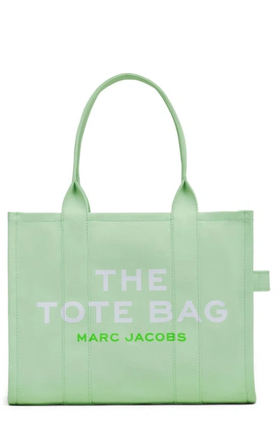 Shop Marc Jacobs The Canvas Large Tote Bag In Chlorophyll