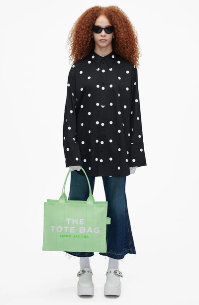 Shop Marc Jacobs The Canvas Large Tote Bag In Chlorophyll