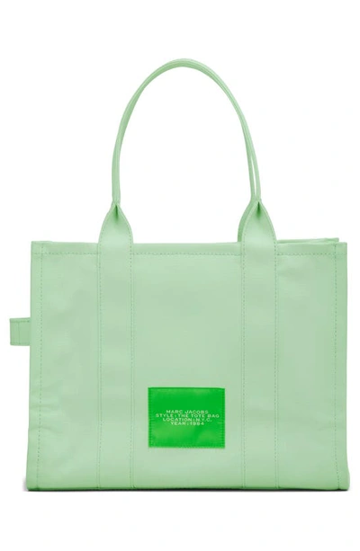 Shop Marc Jacobs The Canvas Large Tote Bag In Chlorophyll