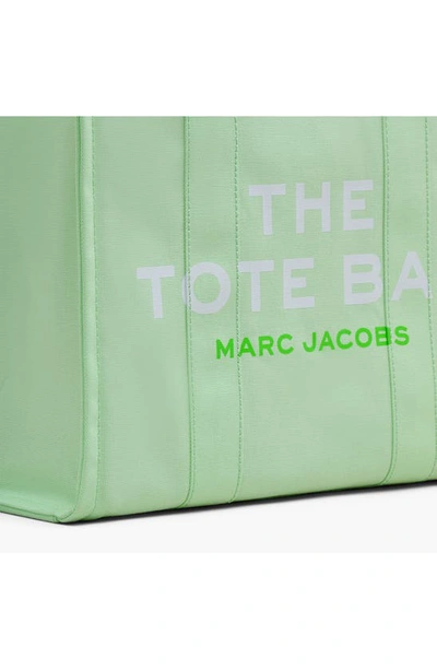 Shop Marc Jacobs The Canvas Large Tote Bag In Chlorophyll