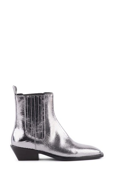 Shop Seychelles Hold Me Down Chelsea Boot In Silver