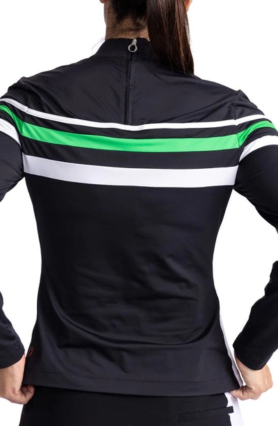 Shop Kinona Winter Rules Long Sleeve Performance Golf Top In Black