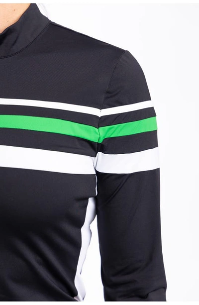 Shop Kinona Winter Rules Long Sleeve Performance Golf Top In Black