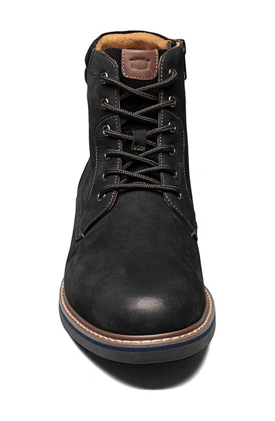 Florsheim Norwalk Plain Toe Lace-up Boot In Black