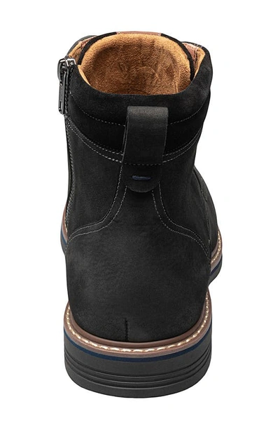 Florsheim Norwalk Plain Toe Lace-up Boot In Black