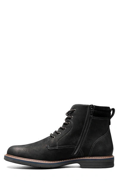 Florsheim Norwalk Plain Toe Lace-up Boot In Black