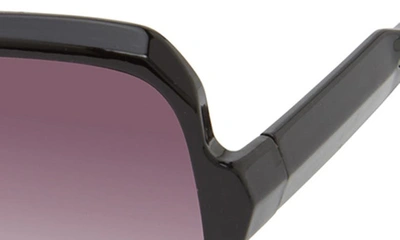 Vince Camuto Glam Square Sunglasses In Black