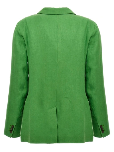 Shop 's Max Mara 'sofia' Blazer Jacket In Green