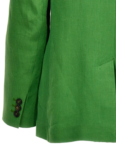Shop 's Max Mara 'sofia' Blazer Jacket In Green