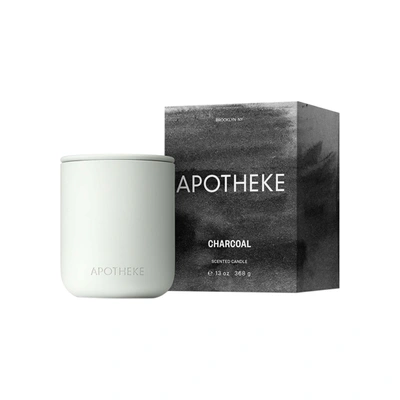 Apotheke Charcoal 2-wick Ceramic Scented Candle In Default Title