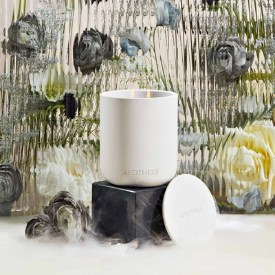 Apotheke Charcoal 2-wick Ceramic Scented Candle In Default Title