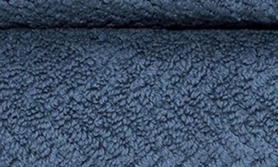 Linum Home Textiles Herringbone Turkish Cotton Bath Towel In Midnight Blue