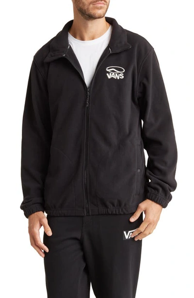 Vans Polar Fleece Full-zip Jacket In Black | ModeSens