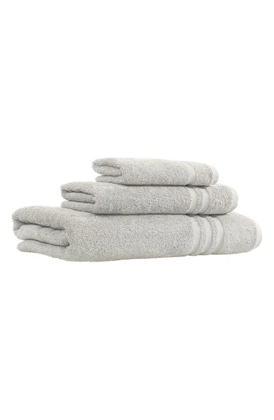 Shop Linum Home Textiles Denzi Turkish Cotton 3-piece Towel Set In Grey