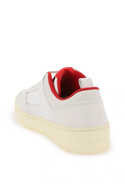 Shop Bally Leather Riweira Sneakers In Multicolor