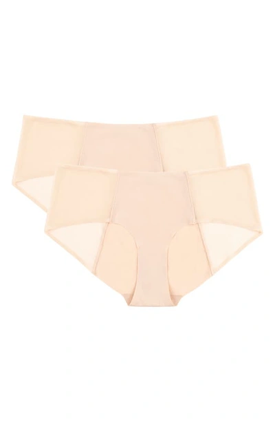 Uwila Warrior Happy Seams 2-pack Mesh Trim Briefs In Smoke Grey