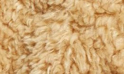 Shop Stand Studio Camille Long Faux Fur Cocoon Coat In Light Caramel