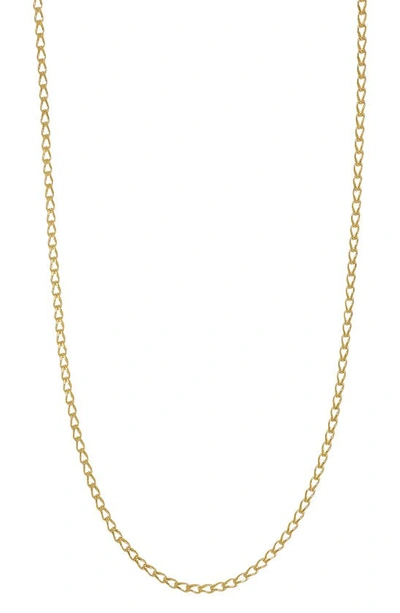 Shop Bony Levy 14k Gold Curb Chain Necklace In 14k Yellow Gold