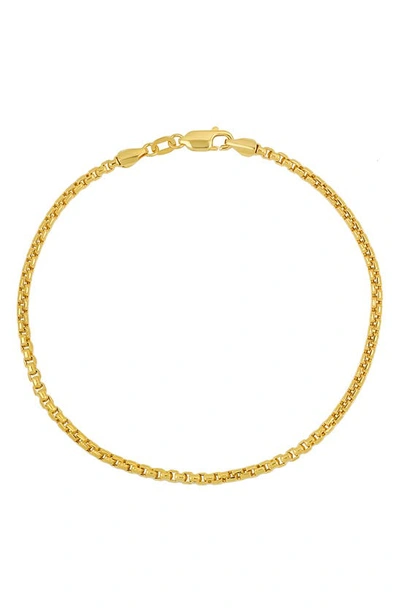 Bony Levy 14k Gold Box Chain Bracelet In 14k Yellow Gold