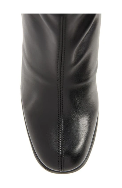 Shop Wonders Platform Boot In Black Leather