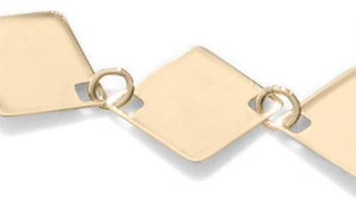 Shop Lana Laser Kite Chain Bracelet In Yellow Gold