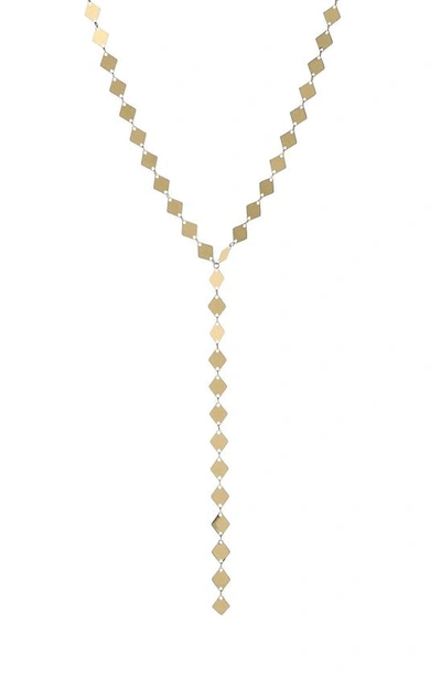 Shop Lana Laser Kite Y-necklace In Yellow Gold