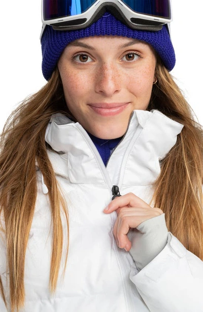 Roxy Snowblizzard Jacket In Wbb0- Bright White In Bright White