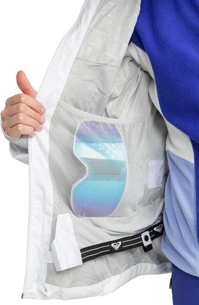 Roxy Snowblizzard Jacket In Wbb0- Bright White In Bright White