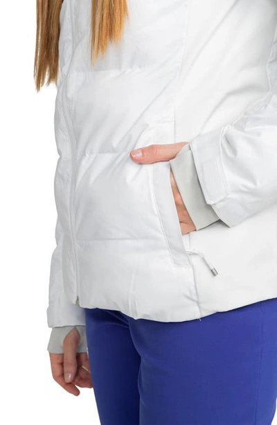 Roxy Snowblizzard Jacket In Wbb0- Bright White In Bright White