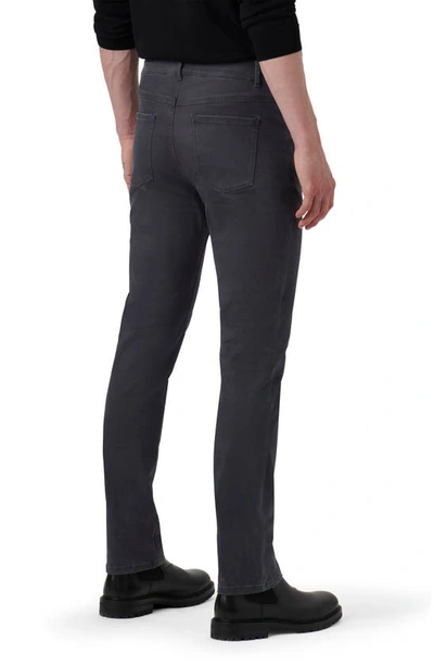 Shop Bugatchi Stretch Cotton Blend Twill Chinos In Anthracite