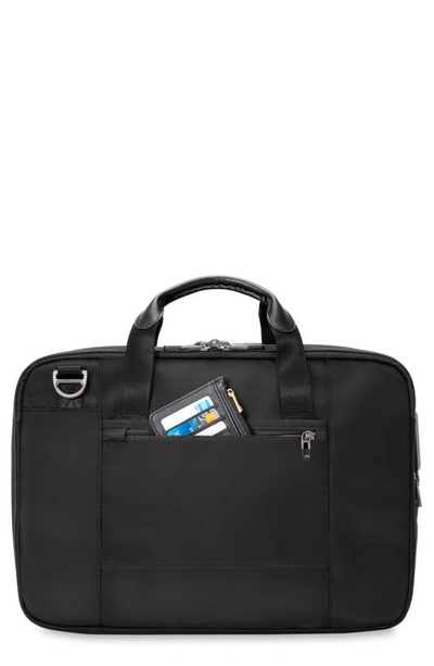 Shop Briggs & Riley Hta Medium Expandable Briefcase In Black