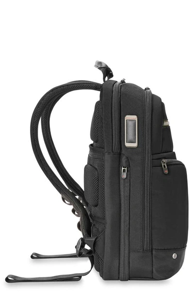 Shop Briggs & Riley Hta Slim Expandable Backpack In Black