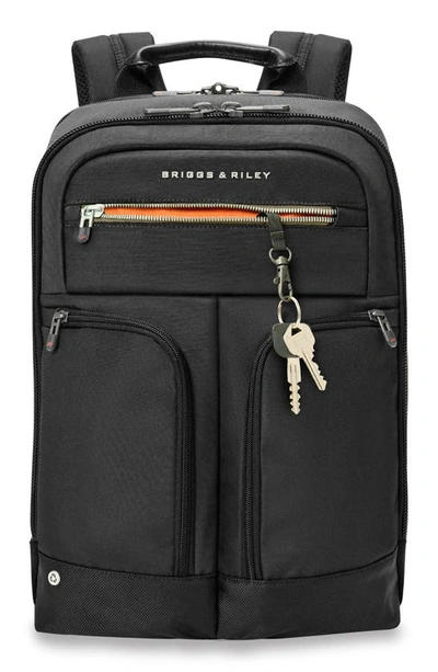 Shop Briggs & Riley Hta Slim Expandable Backpack In Black