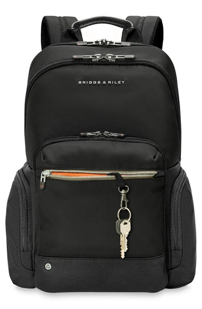 Shop Briggs & Riley Medium Cargo Backpack In Black